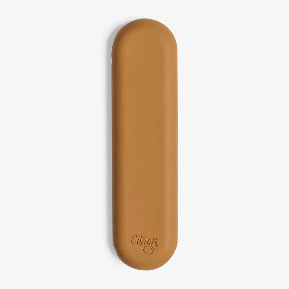 Citron Set de Couverts avec Étui en Silicone – Caramel