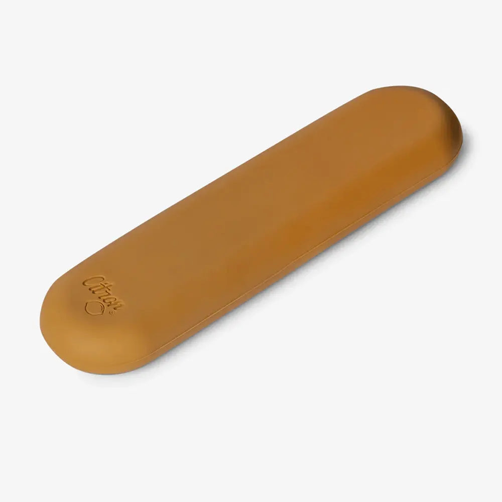 Citron Set de Couverts avec Étui en Silicone – Caramel
