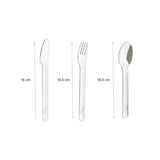 Citron Set de Couverts avec Étui en Silicone – Caramel