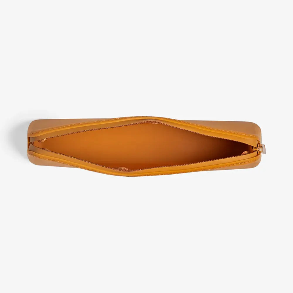 Citron Set de Couverts en Acier Inoxydable avec Pochette – Caramel