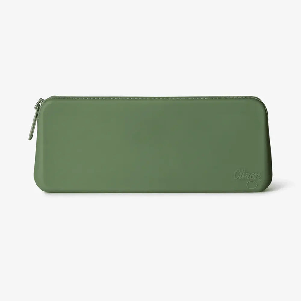 Citron Set de Couverts en Acier Inoxydable avec Pochette – Vert