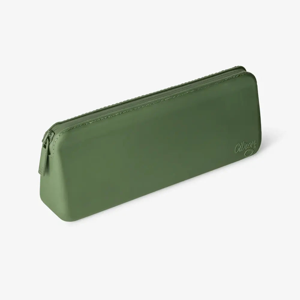 Citron Set de Couverts en Acier Inoxydable avec Pochette – Vert