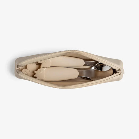 Lemon Silicone Cutlery Set with Pouch - Ballerina