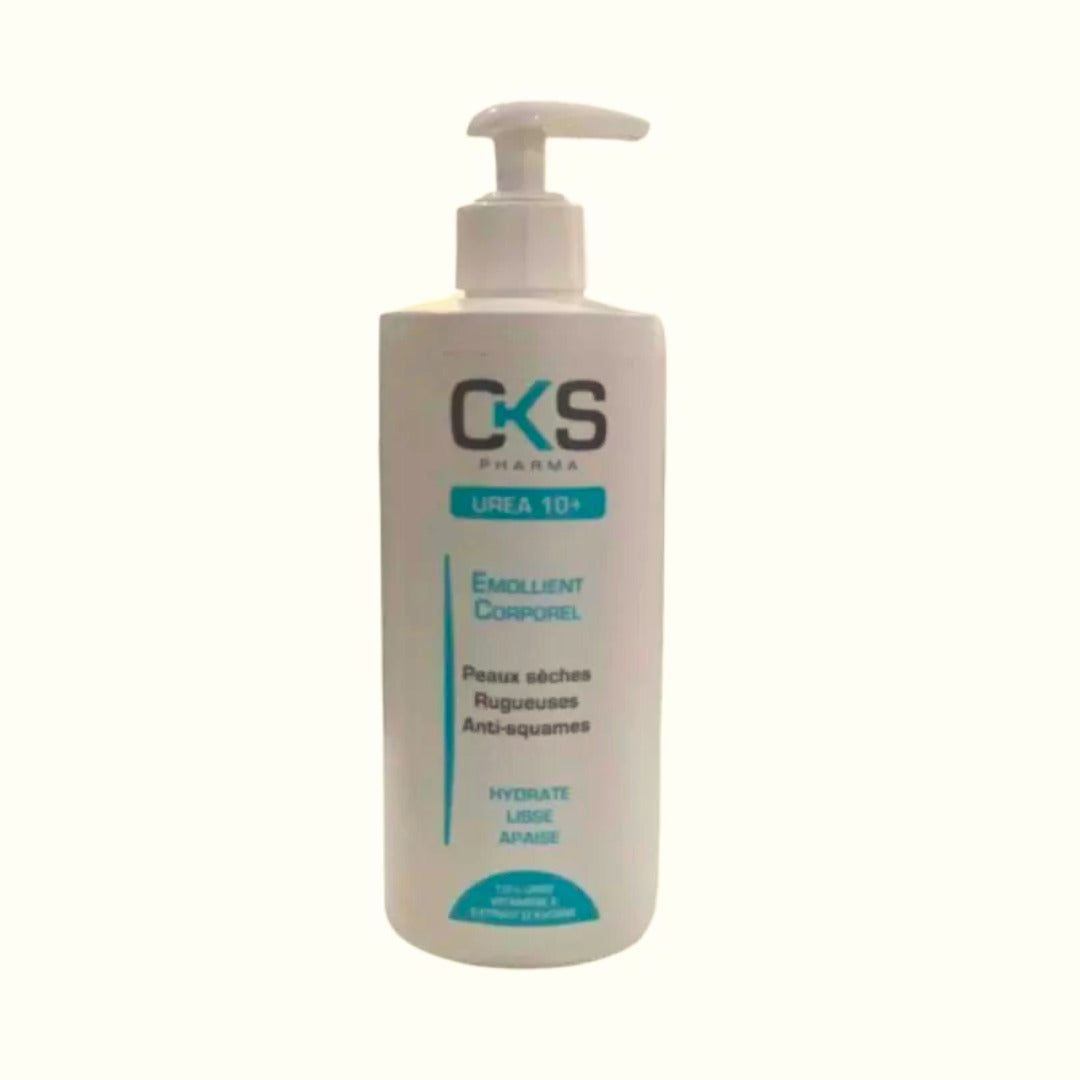 Cks Urea 10+ émollient 400 ml – flacon vu de face