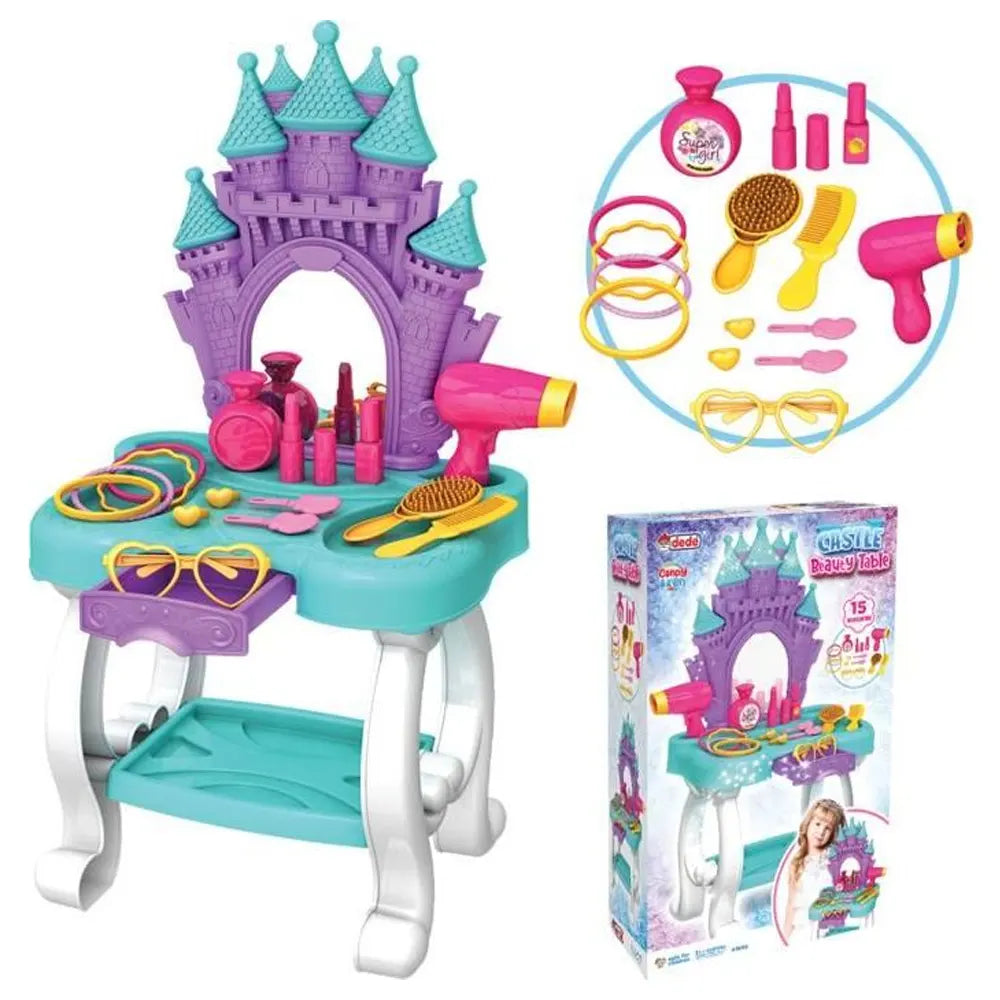 Dede Tocador castillo de Frozen: El reino del hielo con accesorios - 3A+