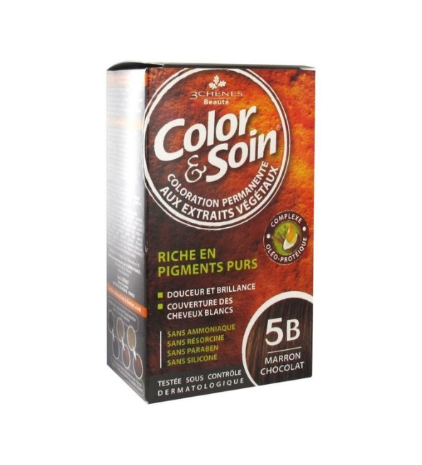 Color & Soin Permanent Hair Colour 5B Chocolate Brown