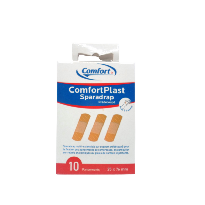 Cinta adhesiva precortada Comfort Plast 10 piezas