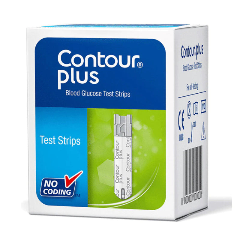 Contour Plus Tiras Reactivas - Caja de 25