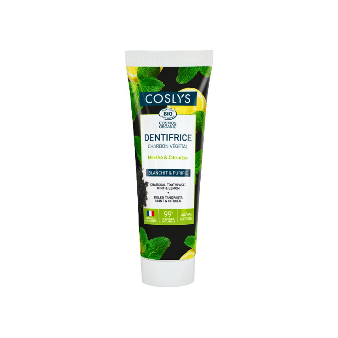 Coslys Dentifrice Charbon Végétal 75 ml – tube