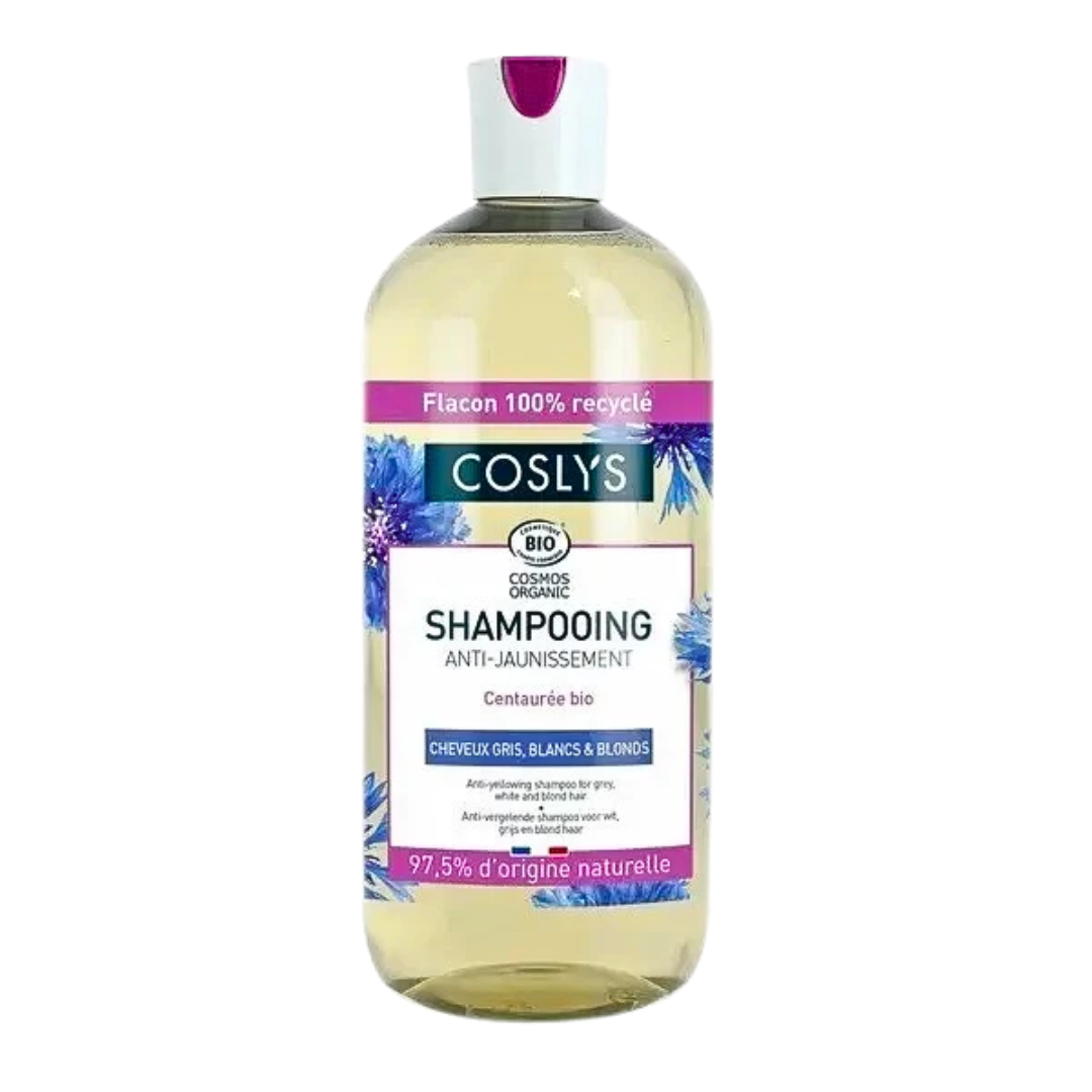 Coslys Shampooing Cheveux Gris et Blancs 500 ml – flacon