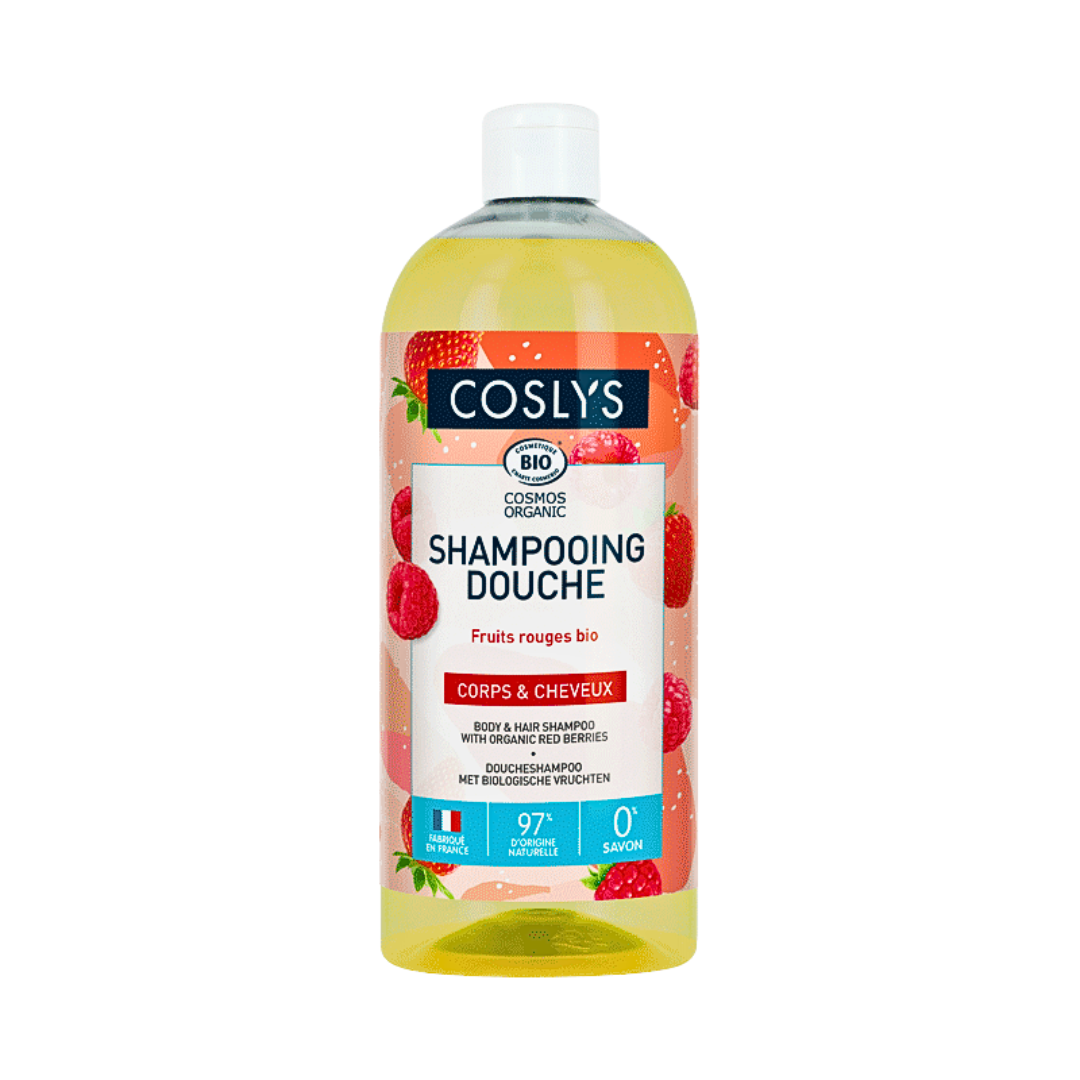 Coslys Shampooing Douche Fruits Rouges 1 L – flacon