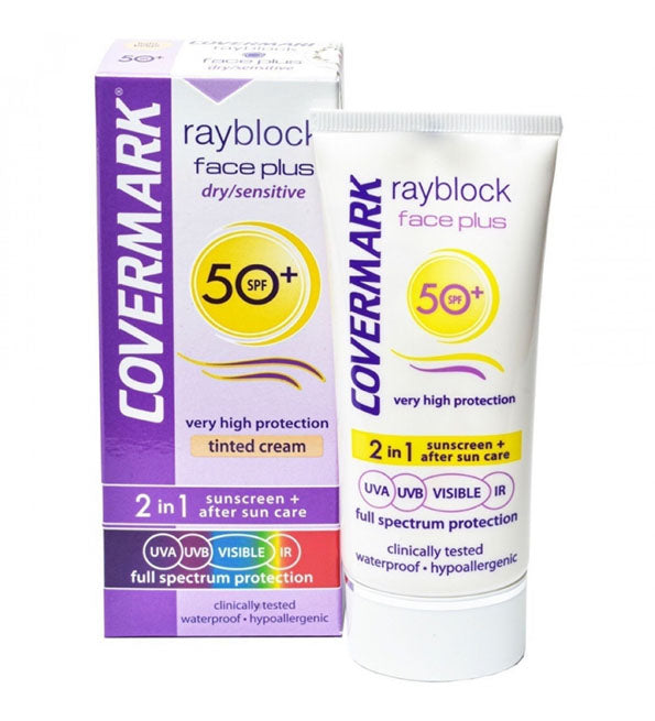 Covermark rayblock face plus Tint Dry sensitive spf50+ 50ml