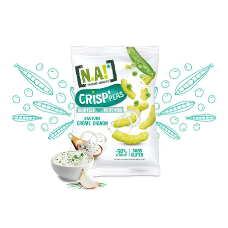 N.A ! Chips Crisp'Peas 50g - Crème Oignon