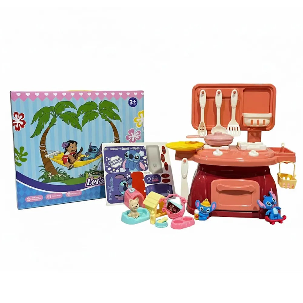 Cuisine Stitch Ensemble de Jeu Culinaire avec Accessoires - 3A+