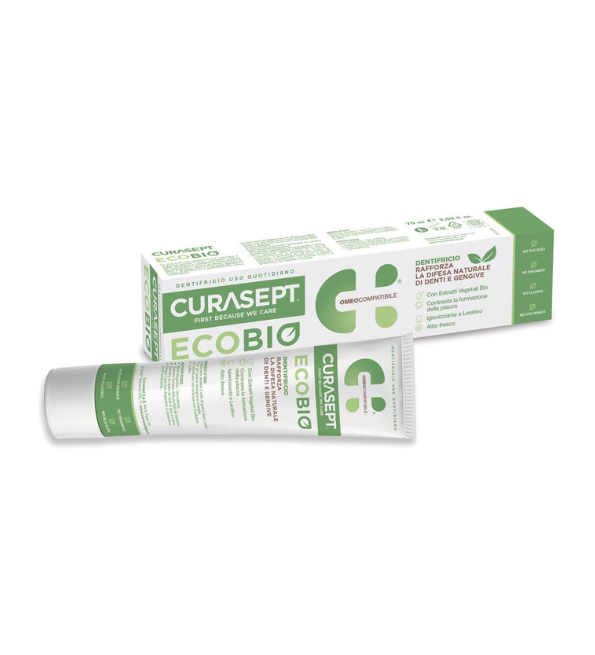 Curasept EcoBio organic natural toothpaste 75mL