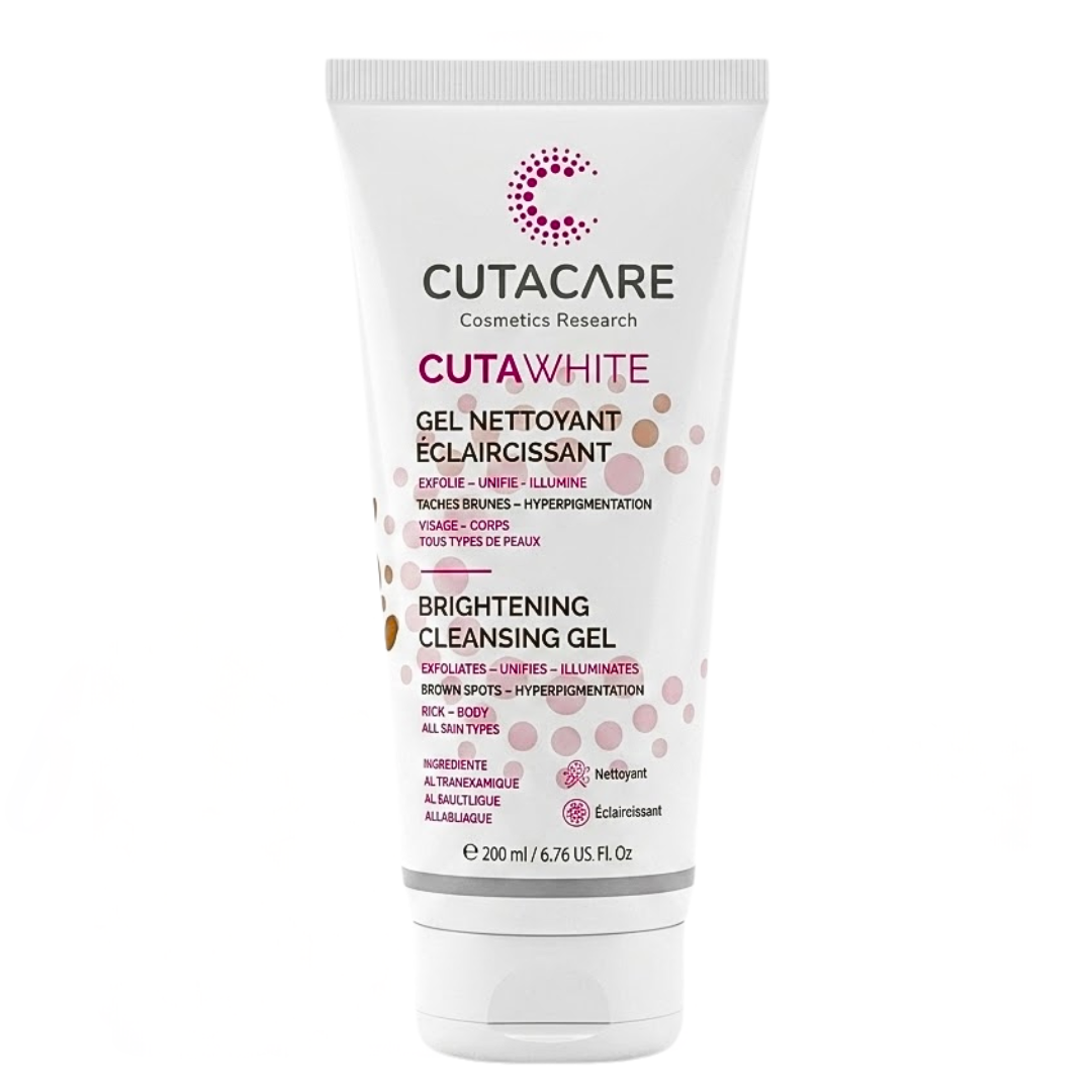 Cutacare Cutawhite Gel Nettoyant Éclaircissant 200 ml – flacon