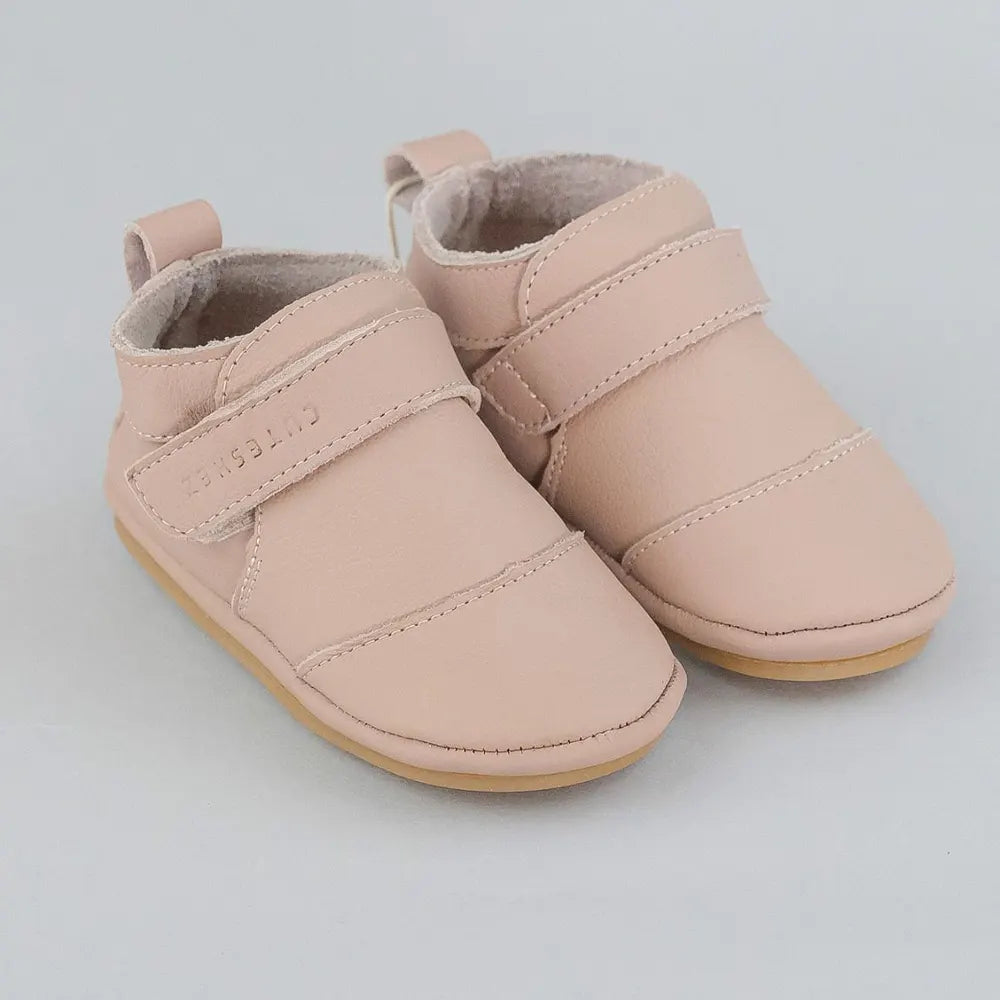 Cuteshez Baby Leather Slippers GO Model – Pink