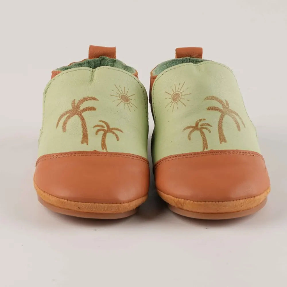 Cuteshez Patucos Bebé Piel – Palmera Verde