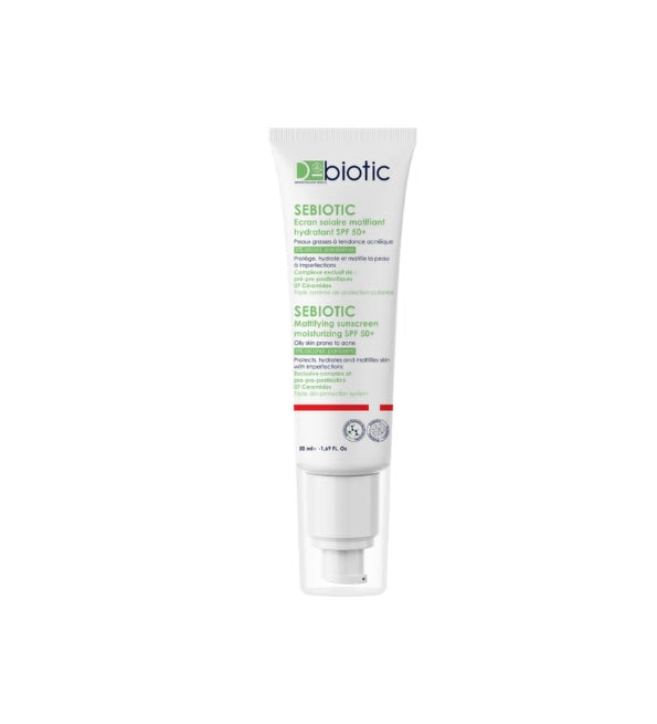 Protector solar matificante D-Biotic Sebiotic SPF50+ 50 ml