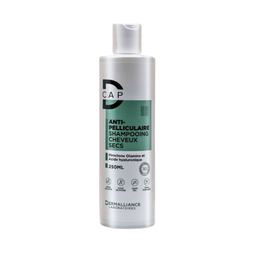 Flacon D-CAP Shampoing Anti-Pelliculaire Cheveux Secs 250 ml