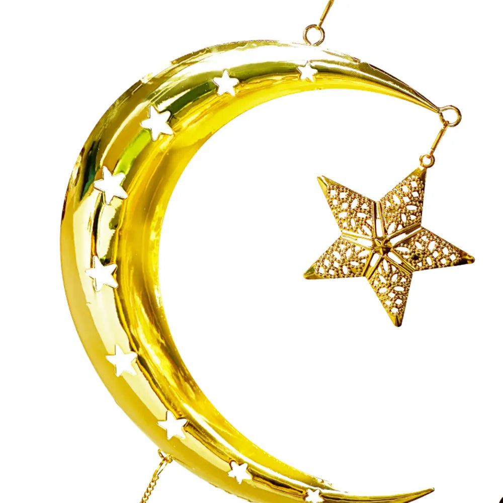 Décoration Suspendue Lune – 20 x 65 cm