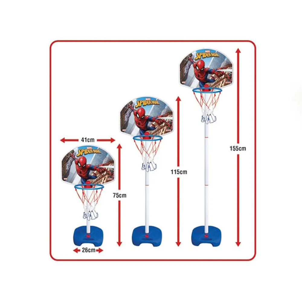 Dede Basket  Panier et Ballon pour Enfants Spiderman - 3A+