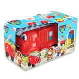 Dede Fire Truck with 30 Building Blocks - 3Y+