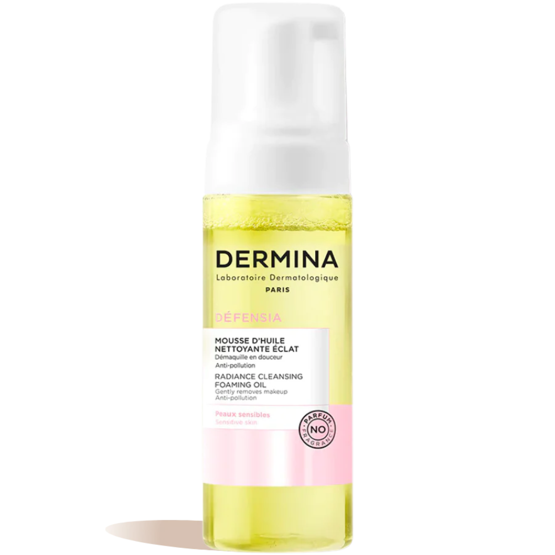 Dermina Defensia Mousse d’Huile Éclat 150 ml – flacon
