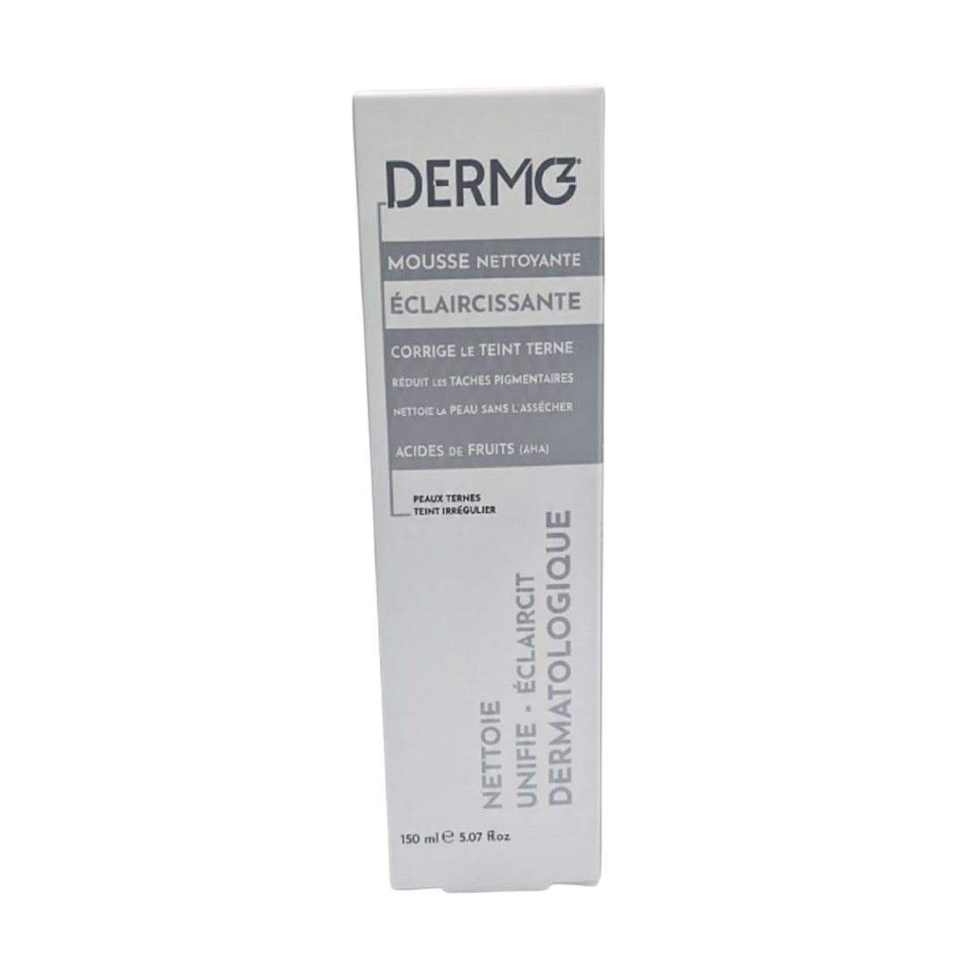 Dermoz mousse nettoyante éclaircissante 150 ml – flacon