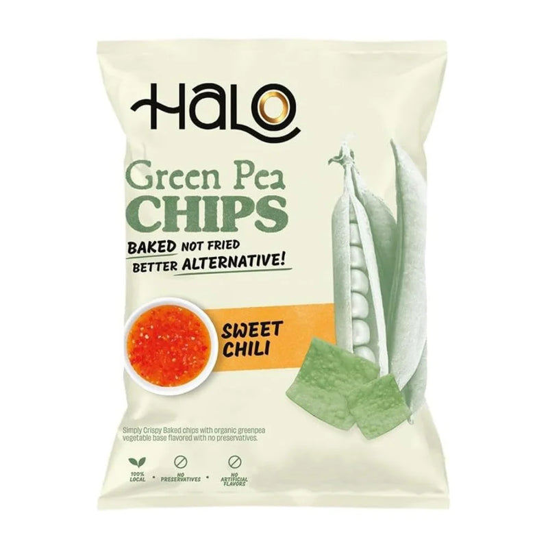 Halo Green Pea Chips Sweet Chili - 50g