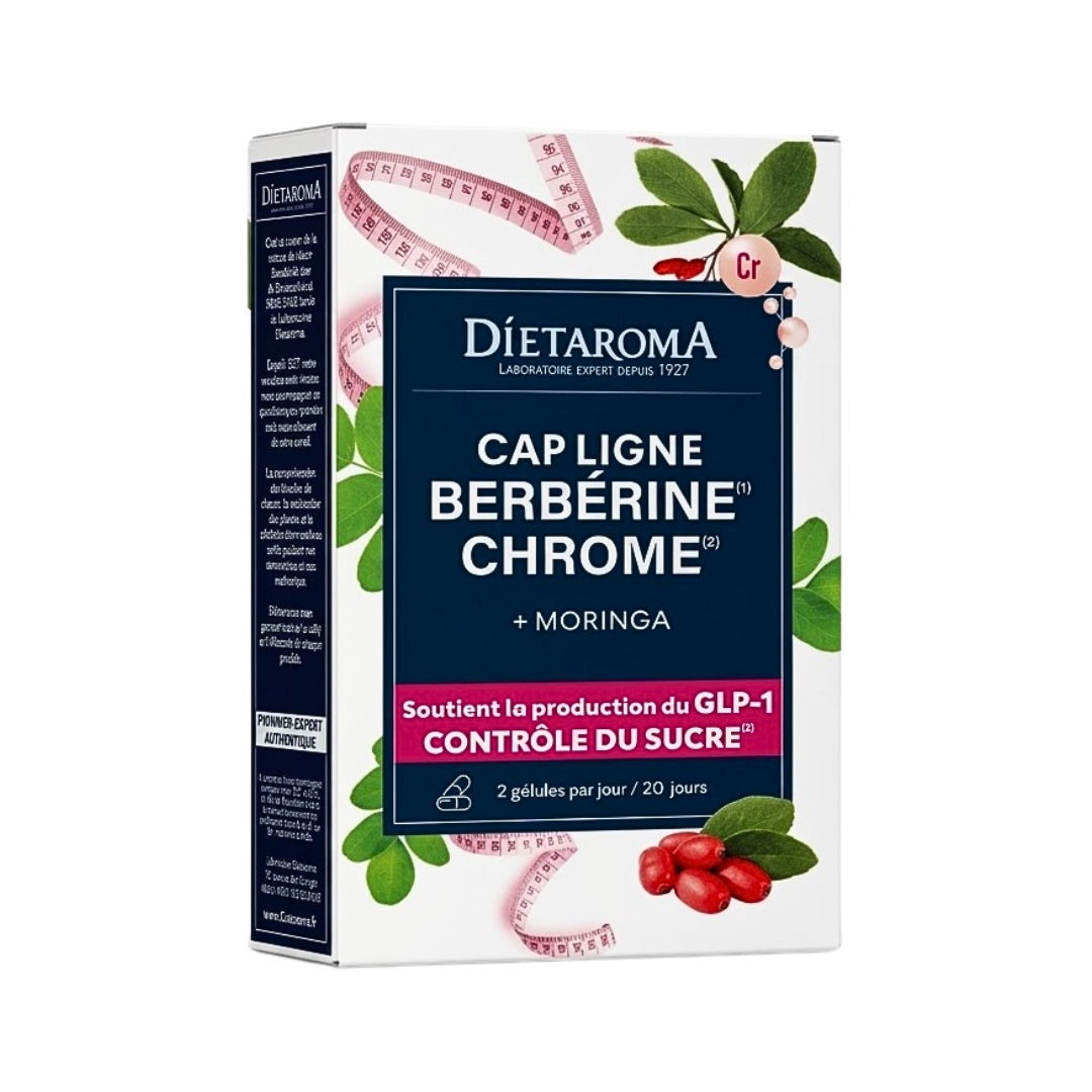 Dietaroma Cap Ligne Berbérine Chrome 40 gélules – emballage