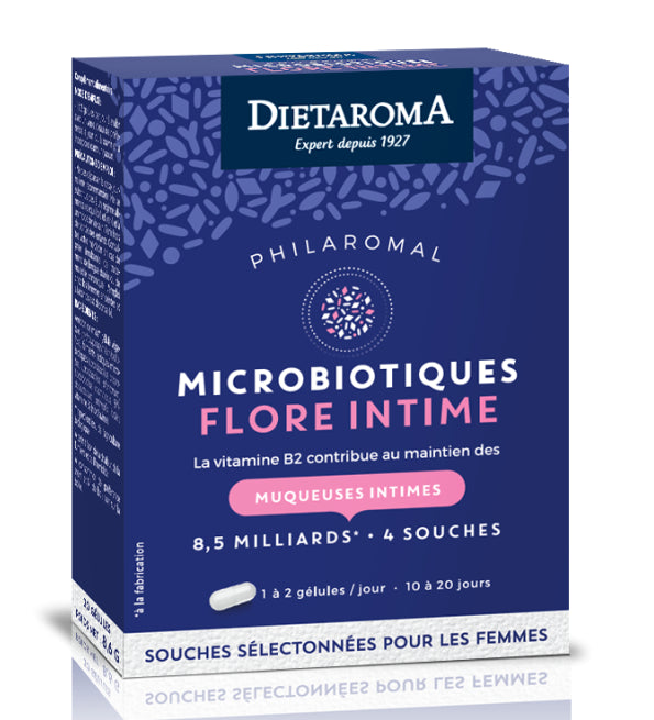 Dietaroma Microbiotique Flore Intime 20 gélules – boîte