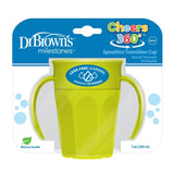 Dr. Brown's Cheers 360° Cup with Handles 200 ml – Green