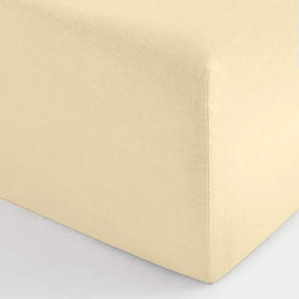 Bambidou Fitted Sheet for Baby Bed 120x60 cm - Yellow