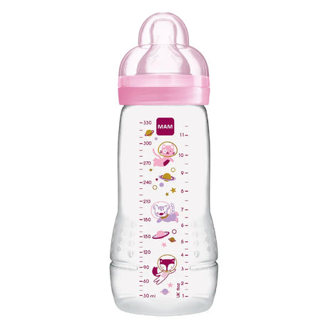 Offer: MAM Easy Start Anti-Colic Baby Bottle + Milk Powder Dispenser = Free MAM Easy Active Baby Bottle!