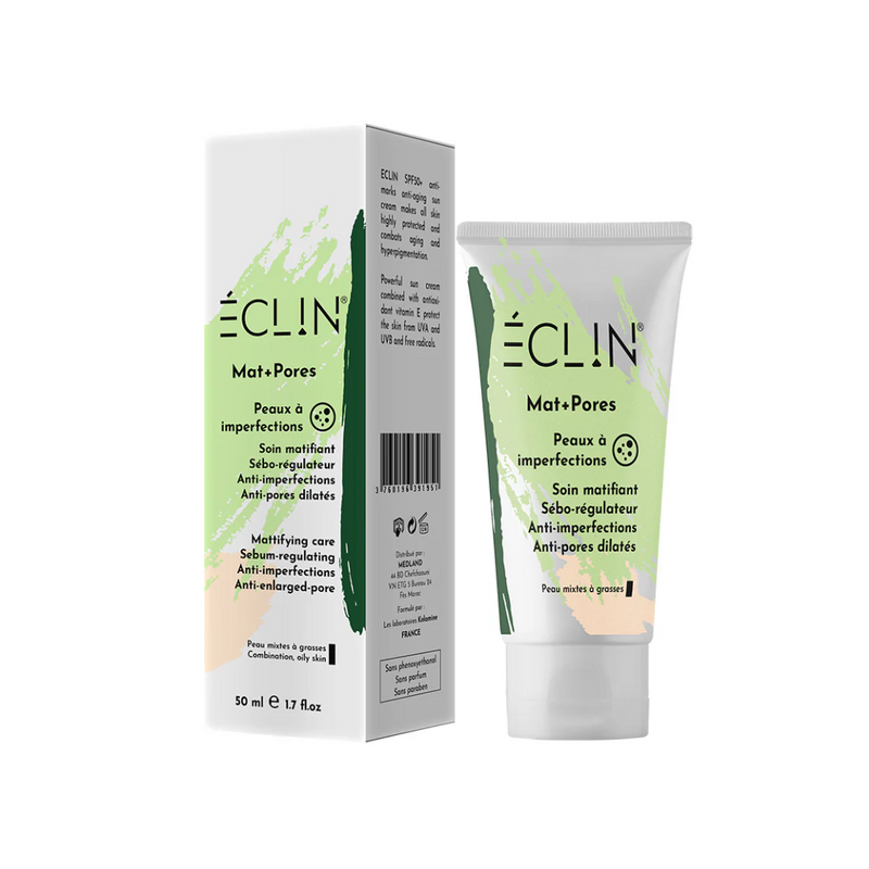 Eclin كريم مضاد لحب الشباب Mat+Pores 50 مل