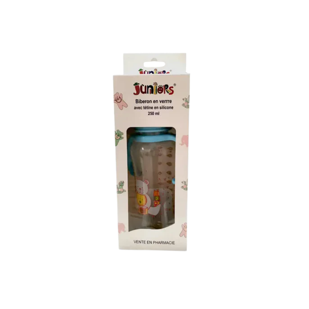 Juniors biberon en verre simple 240 ml – photo du produit