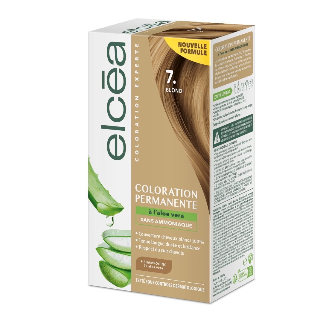 Elcea coloration nuance 7 Blond Doré, boîte
