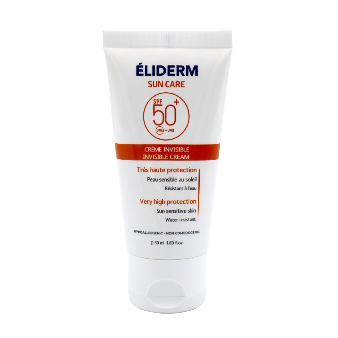 Tube de la crème solaire invisible Eliderm Sun Care SPF50+ 50 ml