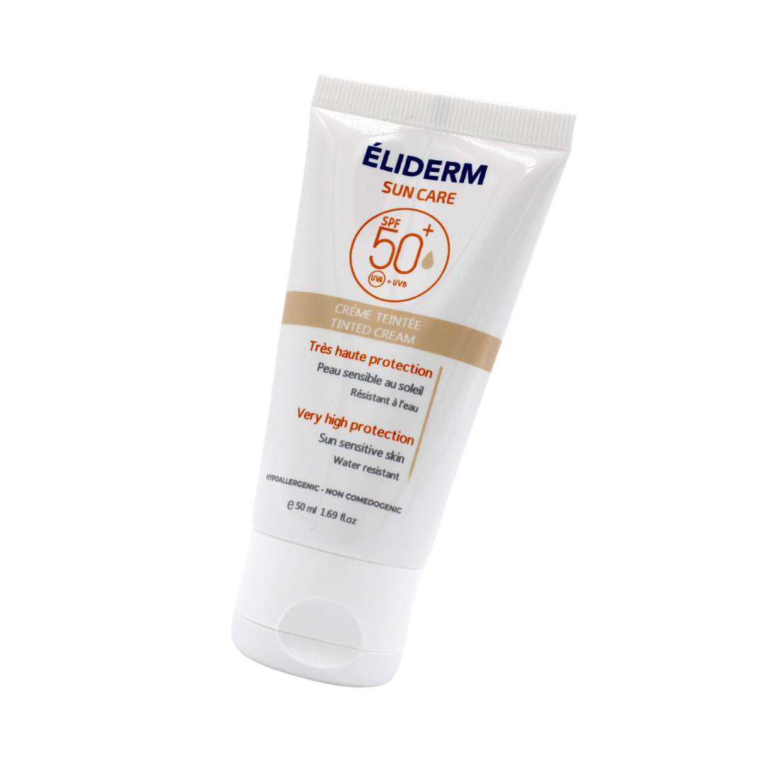 Tube de la crème solaire teintée Eliderm Sun Care SPF50+ 50 ml