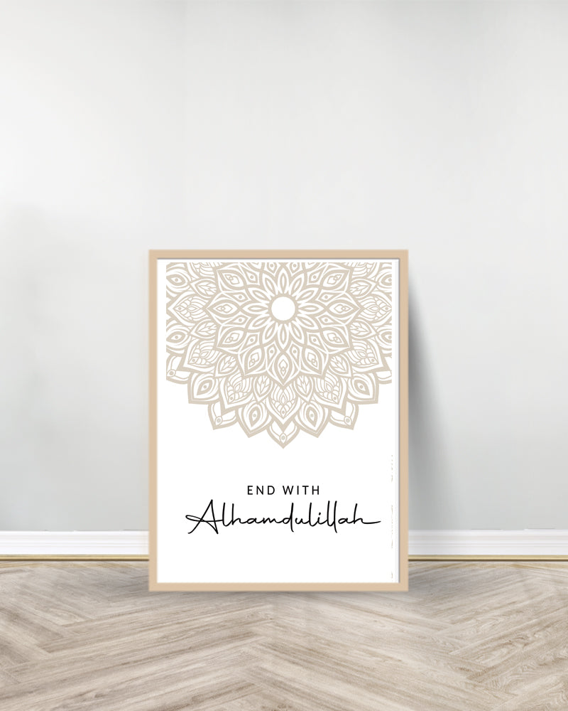 Ensemble de 2 Tableaux décoratifs - Start | End - Bois