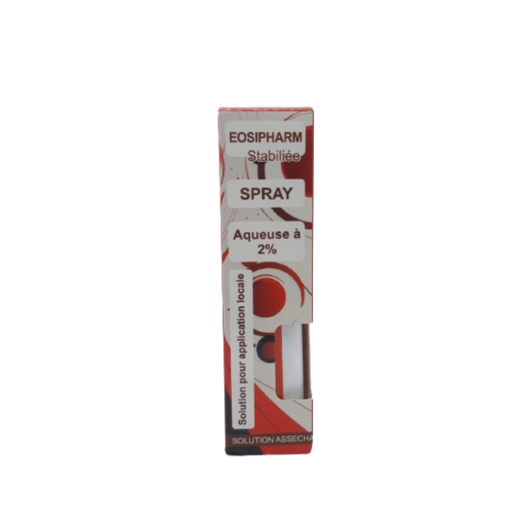 Spray Eosipharm solution aqueuse stabilisée 2 % 60 ml