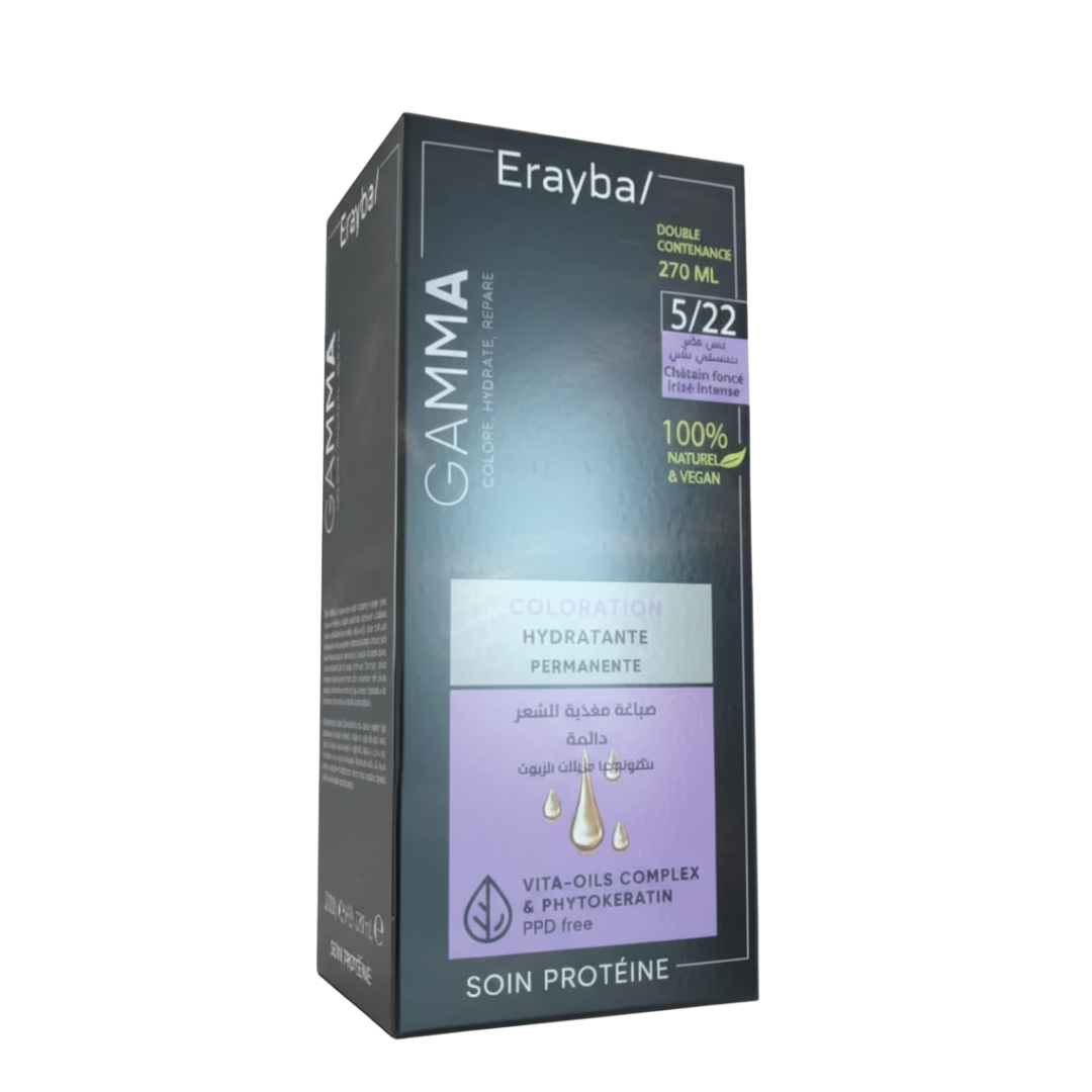 Tube Erayba Gamma coloration 5/22 Châtain Foncé