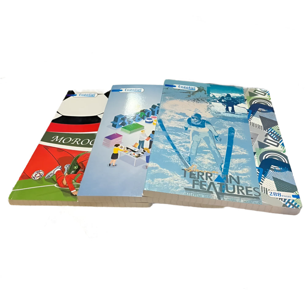 Essentiel A4 Sewn Notebook, 60g - 288 Pages (Random Cover)