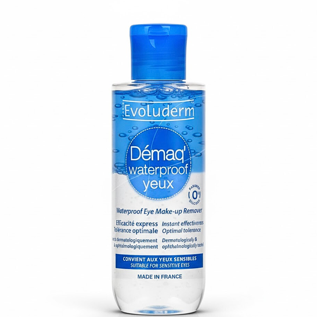 Flacon Evoluderm démaquillant yeux waterproof 150 ml