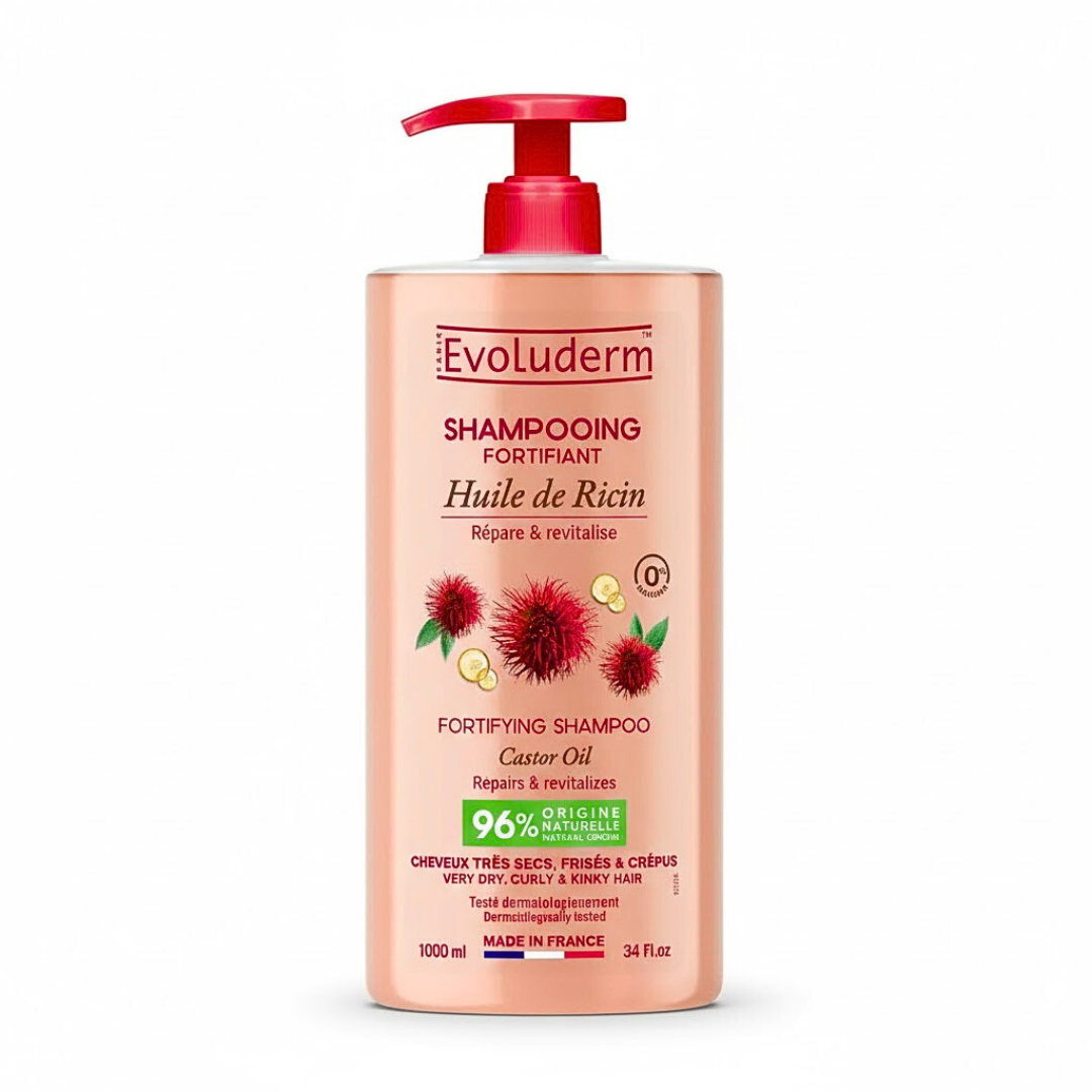 Evoluderm Champú de Aceite de Ricino 1L