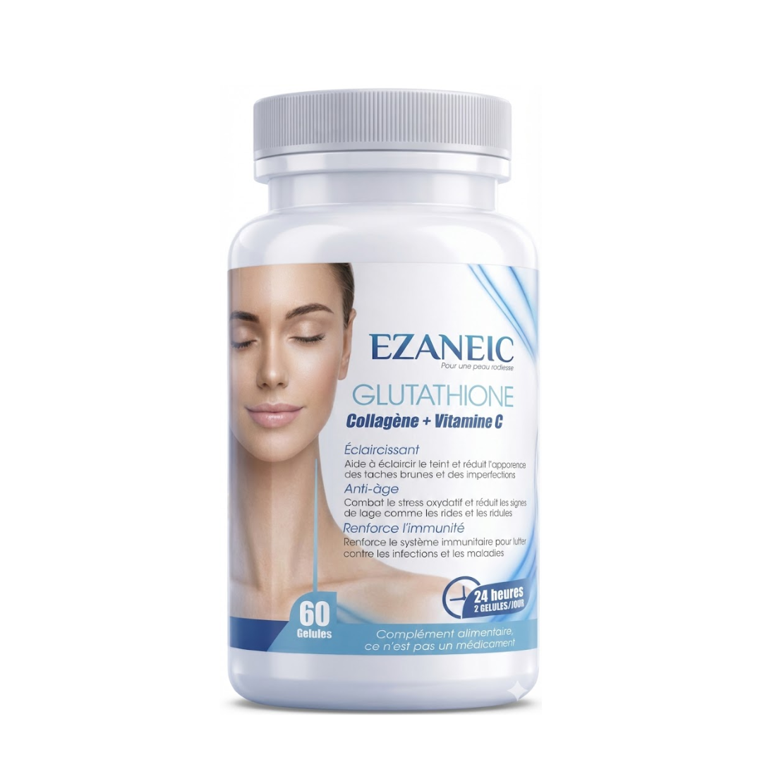 Ezaneic Glutathione complément alimentaire 60 gélules – boîte