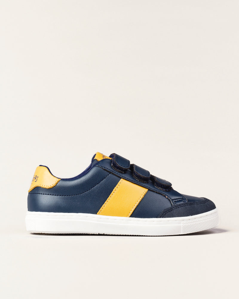 Basket Little Einstein For Monsters - Bleu Marine et Moutarde