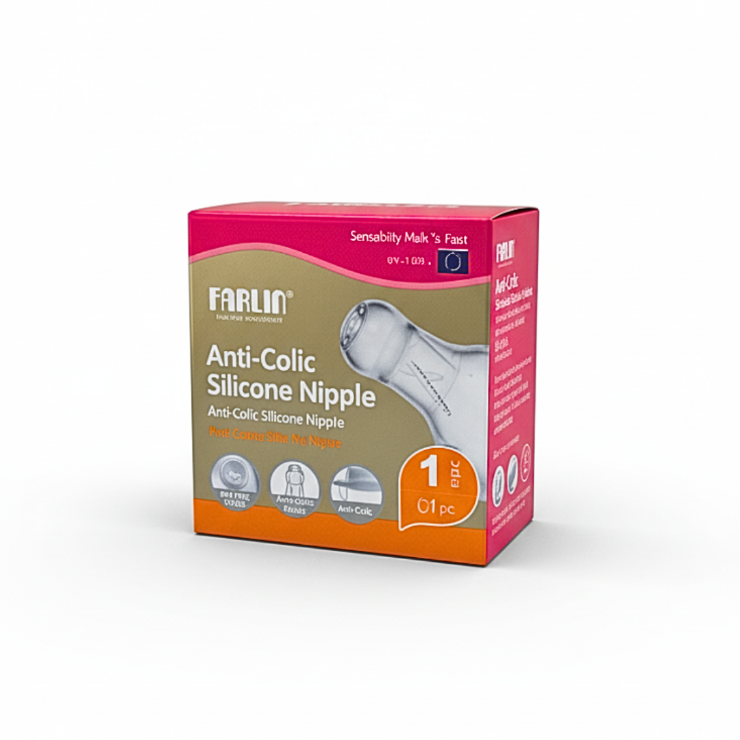 Farlin Tétine Anti-Colic Step 1 dès 0 mois – emballage de la tétine de biberon