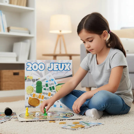 Ferriot Cric 200 Board Games Set - 6Y+